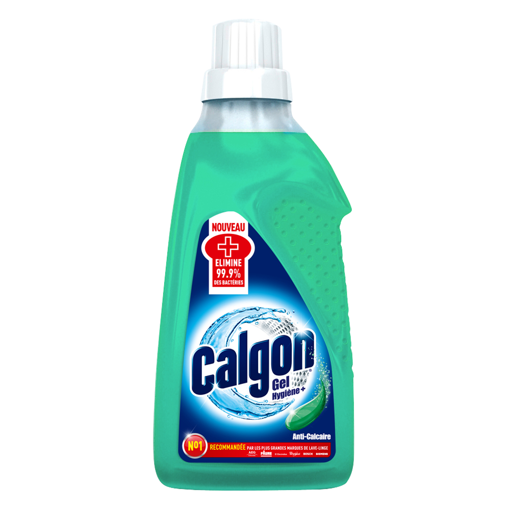 Calgon Hygiène + une action anticalcaire et antibactérienne Calgon